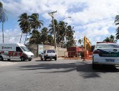 Obras interrompem o trânsito em Cruz das Almas