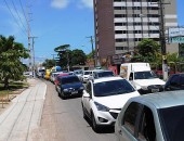 Congestionamentos constantes são registrados entre Cruz das Almas e Jacarecica