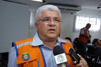 Coordenador da Defesa Civil Municipal, Dinário Lemos Junior