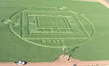 Enorme círculo foi feito em Salinas Valley, perto de Monterey