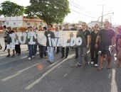 Após assembleia, militares sairam em caminhada até o Palácio República dos Palmares