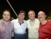 Renan Filho, prefeito Marcius, senador Renan e o vice-prefeito Ronaldo Lopes