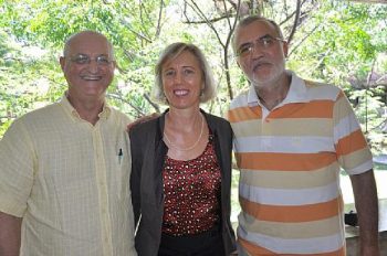 Médico Manoel Álvaro, Sílvia Uchôa e Luiz Carlos Caetano