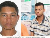 Polícia Civil divulga fotos de fugitivos de delegacia