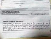 Trecho de um documento apresentado por PMs ao comando do batalhão do Guará justificando a decisão de não dirigir viaturas