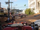 Desabamento de Silo do Moinho Motrisa deixa feridos e Avenida Comendandor Leão tomada de trigo