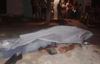 Corpo de homem que guiava a moto na hora da tentativa de homicídio