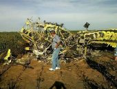 Avião fica destruído após acidente no oeste da Bahia