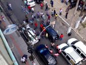 Bope e Força Nacional são deslocados para conter protesto de taxistas no Centro