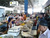 Corrida pelo pescado: consumidores lotam mercado e balanças nesta quinta