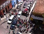 Bope e Força Nacional são deslocados para conter protesto de taxistas no Centro