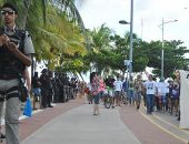 Após negociação a Marcha foi liberada e os manifestantes seguem para o Posto Sete.