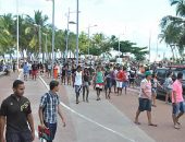 Após negociação a Marcha foi liberada e os manifestantes seguem para o Posto Sete.