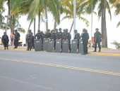 Após negociação a Marcha foi liberada e os manifestantes seguem para o Posto Sete.