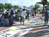 Após negociação a Marcha foi liberada e os manifestantes seguem para o Posto Sete.