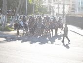 Após negociação a Marcha foi liberada e os manifestantes seguem para o Posto Sete.