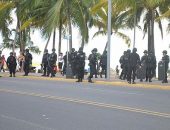 Após negociação a Marcha foi liberada e os manifestantes seguem para o Posto Sete.