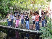 Estudantes visitam IMA e conhecem jardineto e Herbário Mac