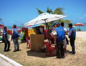 Fiscalização de barracas na Orla de Maceió