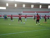 A seleção de Gana treina no Estádio Rei Pelé