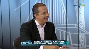 Eduardo Campos critica presidentes da Câmara e do Senado