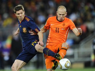 Espanha e Holanda repetem hoje, na Fonte Nova, decisão de 2010