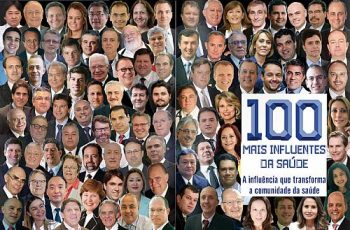 Capa do anuário os "100 Mais Influentes da Saúde" edição 2014