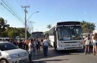 Três ônibus foram assaltados em pouco mais de 14 horas.