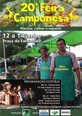 Cartaz da 20ª edição da Feira Camponesa