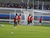 A seleção de Gana treina no Estádio Rei Pelé