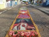 Campo Alegre: Corpus Christi écelebrado com tradicional procissão do tapete