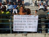 Seleção de Gana treina no Estádio Rei Pelé