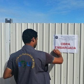 Obra é embargada no Alagoinhas