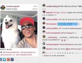 Internautas brasileiros falam mal de cachorro de Zuñiga no Instagram