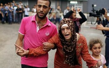 Número de palestinos mortos chega a 400