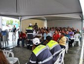 Taxistas são homenageados com várias ações no estacionamento de Jaraguá