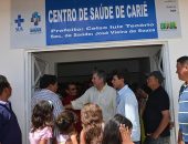 O encerramento da festa reuniu multidão na praça central.