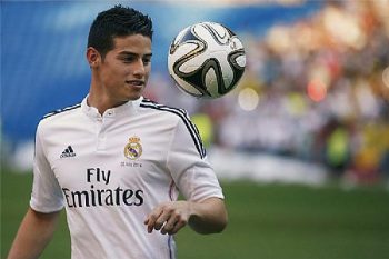 Realizando um sonho ao defender Real, James Rodríguez mantém humildade e quer conquistar títulos