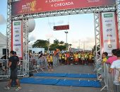 Atletas participam da XIV edição da Corrida do Fogo