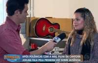 Natalia, filha de Joelma em entrevista ao Domingo Show