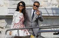 George Clooney e Amal Alamuddin em Veneza