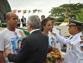 Soldado Izabelle é homenageada durante desfile cívico