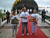 Soldado Izabelle é homenageada durante desfile cívico