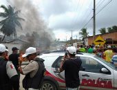 Trânsito completamente bloqueado na AL 101 Norte, em Pescaria