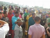 Manifestantes pedem a implantação de redutores de velocidade na rodovia.