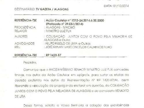 Documento envolvendo o TSE causou grande repercussão nos meios políticos