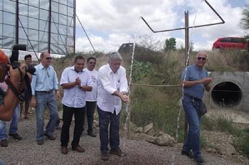 Governador inaugura estação de bombeamento