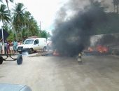 Trânsito completamente bloqueado na AL 101 Norte, em Pescaria