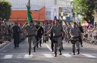 Terceiro Batalhão abrilhanta desfile cívico