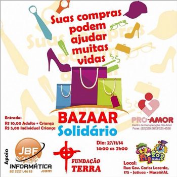 Solidariedade: Bazaar Solidário beneficia entidades